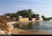 روستای سیل زده صراخیه در شادگان
