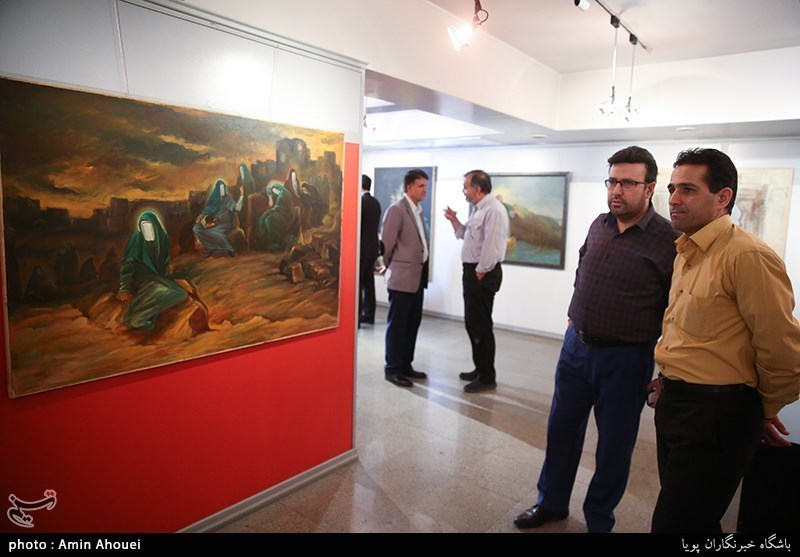 افتتاح نمایشگاه  (درنگ در سکوت)
