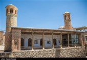 Two-Minaret Mosque in Iran's Saghez