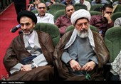 حجت الاسلام علی شیرازی نماینده ولی فقیه در نیروی قدس سپاه در مراسم تودیع و معارفه رئیس سازمان بسیج مستضعفین