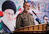 سخنرانی سردار محمد شیرازی رئیس دفتر نظامی فرمانده کل قوا در مراسم تودیع و معارفه رئیس سازمان بسیج مستضعفین