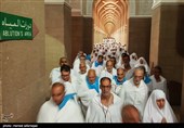 حضور حجاج ایرانی در مسجد شجره