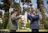  امیر حاتمی وزیر دفاع و پشتیبانی نیروهای مسلح در حاشیه جلسه هیئت دولت 