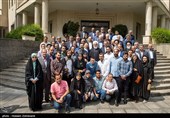 عکس یادگاری حسن روحانی به همراه هیات دولت با خبرنگاران و عکاسان خبری