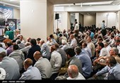 مراسم پرفیض دعای کمیل در مکه مکرکه با حضور حجاج ایرانی