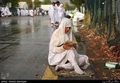 حجاج ایرانی در مراسم دعای عرفه در صحرای عرفات