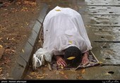 حجاج ایرانی در مراسم دعای عرفه در صحرای عرفات