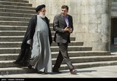  حجت‌الاسلام سیدمحمدعلی شهیدی رئیس بنیاد شهید و امور ایثارگران در حاشیه جلسه هیئت دولت 