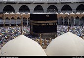 حجاج موسم حج98 در مسجدالحرام شهر مکه مکرمه