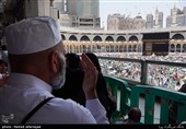 حجاج موسم حج98 در مسجدالحرام شهر مکه مکرمه