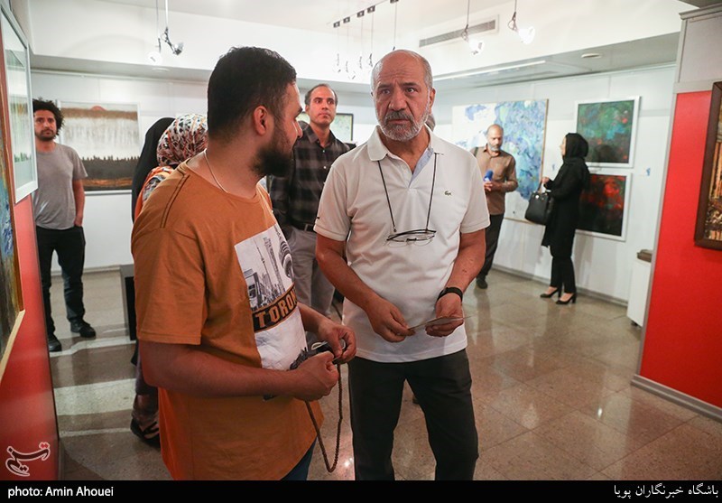 افتتاح نمایشگاه از بلندای الوند