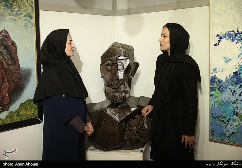 افتتاح نمایشگاه از بلندای الوند