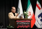 سیروس ابراهیم‌زاده در مراسم سومین دوره اهدای نشان زنده‌یاد داوود رشیدی
