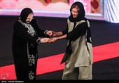 سارا بهرامی و آزیتا لاچینی در بیست و یکمین جشن خانه سینما