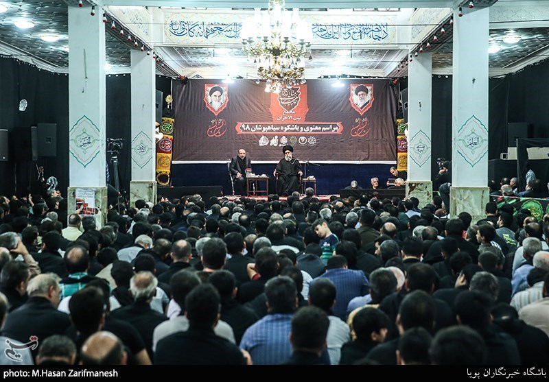 مراسم سیاهپوشان ماه محرم هیئت بیت الاحزان