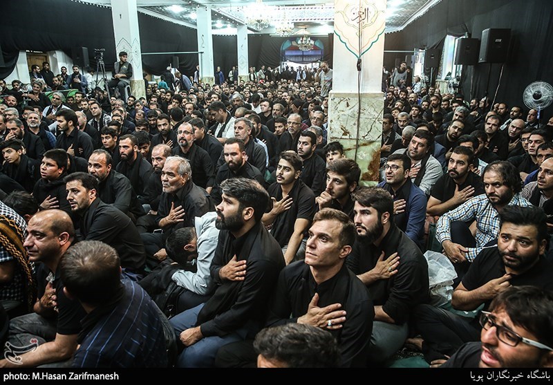 مراسم سیاهپوشان ماه محرم هیئت بیت الاحزان