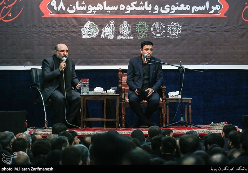 مراسم سیاهپوشان ماه محرم هیئت بیت الاحزان