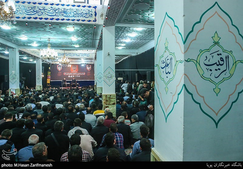 مراسم سیاهپوشان ماه محرم هیئت بیت الاحزان
