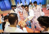 حضور کودکان اوتیسم در اردوی تیم ملی کاراته