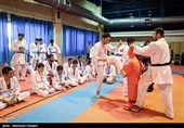 حضور کودکان اوتیسم در اردوی تیم ملی کاراته