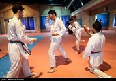 حضور کودکان اوتیسم در اردوی تیم ملی کاراته