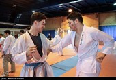 حضور کودکان اوتیسم در اردوی تیم ملی کاراته