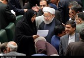 حسن روحانی رئیس جمهور در جلسه رأی اعتماد به وزرای پیشنهادی آموزش و پرورش و میراث فرهنگی