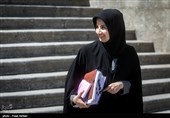لعیا جنیدی، معاون حقوقی رئیس‌جمهوری در حاشیه جلسه هیئت دولت 