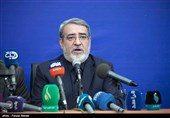 عبدالرضا رحمانی فضلی وزیر کشور در نشست خبری  در پایانه خسروی برگزار 