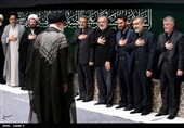 عزاداری شب تاسوعای حسینی در حسینیه امام خمینی (ره)