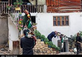 آیین علم بندان روز تاسوعا در روستای زیارت - گرگان