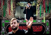 مداحی میثم مطیعی در عزاداری تاسوعای حسینی در غرب تهران