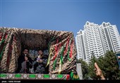 مداحی میثم مطیعی و امیر عباسی در عزاداری تاسوعای حسینی در غرب تهران