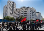 عزاداری تاسوعای حسینی در غرب تهران
