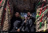 مداحی میثم مطیعی و امیر عباسی در عزاداری تاسوعای حسینی در غرب تهران