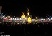 مراسم خطبه‌‌خوانی شب عاشورا طبق یک سنت هر ساله در بارگاه منور رضوی برگزار شد.