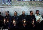 مراسم خطبه‌‌خوانی شب عاشورا طبق یک سنت هر ساله در بارگاه منور رضوی برگزار شد.