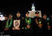 مراسم خطبه‌‌خوانی شب عاشورا طبق یک سنت هر ساله در بارگاه منور رضوی برگزار شد.
