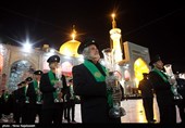 آئین  خطبه‌‌خوانی شب عاشورا در حرم امام رضا(ع)
