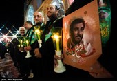 مراسم خطبه‌‌خوانی شب عاشورا طبق یک سنت هر ساله در بارگاه منور رضوی برگزار شد.