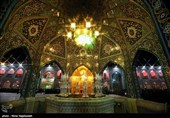 آئین  خطبه‌‌خوانی شب عاشورا در حرم امام رضا(ع)