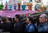 مراسم تشییع اسدالله عسگراولادی