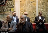 اسحاق جهانگیری معاون اول رئیس‌جمهور در مراسم ترحیم اسدالله عسگراولادی