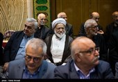 غلامرضا مصباحی‌مقدم در مراسم ترحیم اسدالله عسگراولادی