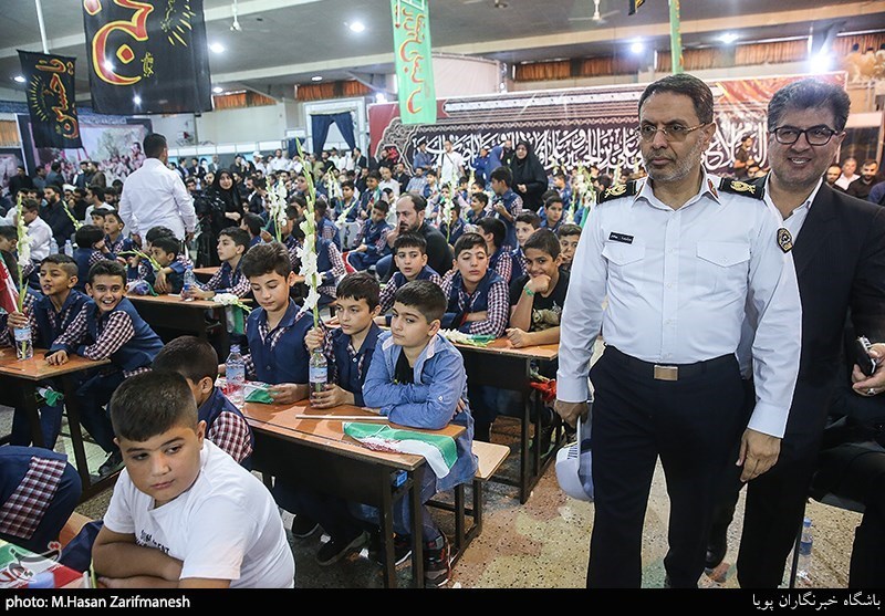 مراسم زنگ دانش آموز شهید