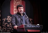 شعرخوانی سعید حدادیان در شب شعر و مرثیه خوانی بر آستان اشک