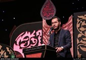 شعرخوانی پیمان طالبی در شب شعر و مرثیه خوانی بر آستان اشک