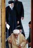 آیت الله احمد جنتی رئیس مجلس خبرگان رهبری در هفتمین اجلاسیه دوره پنجم مجلس خبرگان رهبری