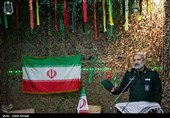 سخنرانی  سردار محمدرضا یزدی فرمانده سپاه محمد رسول الله (ص) در آئین نصب تمثال دو هزار شهید دفاع مقدس