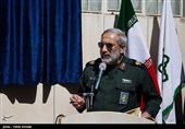 سخنرانی  سردار محمدرضا یزدی فرمانده سپاه محمد رسول الله (ص) در آئین نصب تمثال دو هزار شهید دفاع مقدس